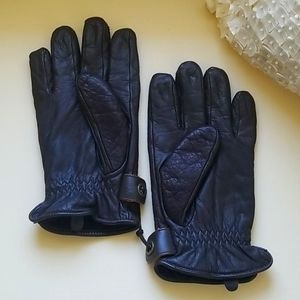 Mens Cold Weather Leather Gloves